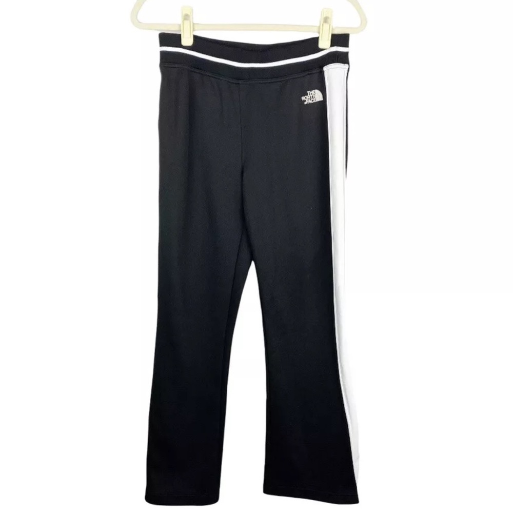 North face black and white pants